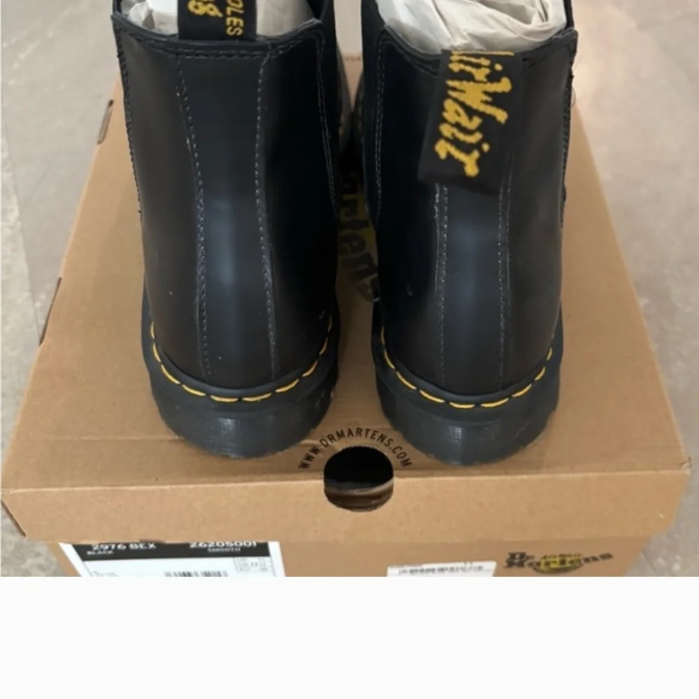 Dr. Martens Leather Chelsea Boots 2976 Bex Smooth - Picture 3 of 10